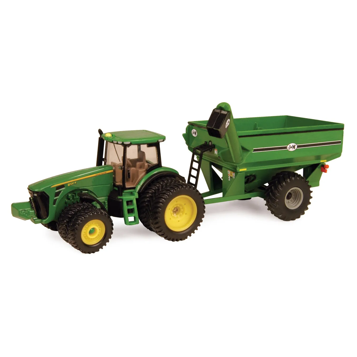 1:64 Scale John Deere 8320R with Grain Cart 45236