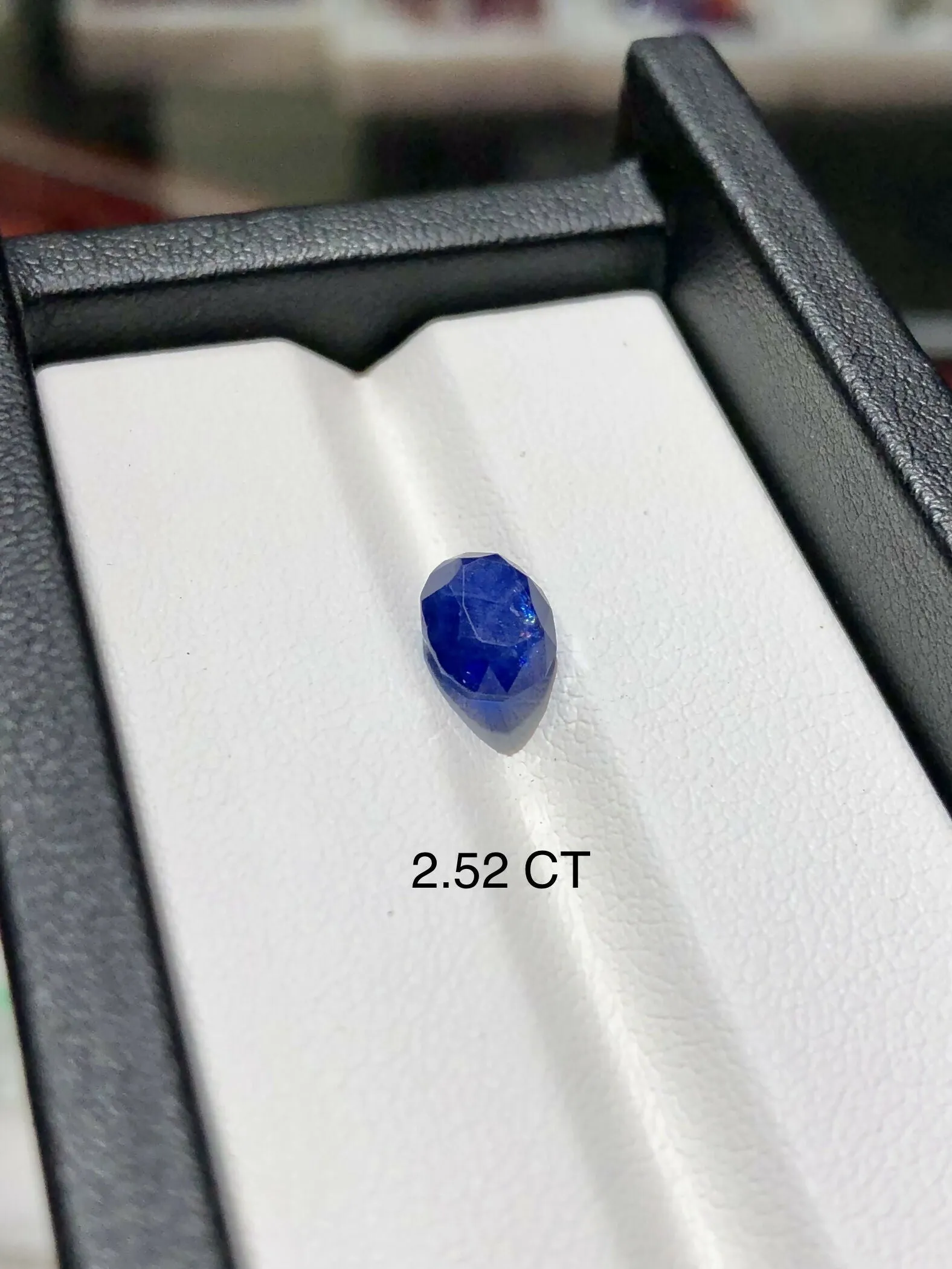 2.52 Carat Natural Blue Sapphire Neelam From Ceylon Sri Lanka with Certificate