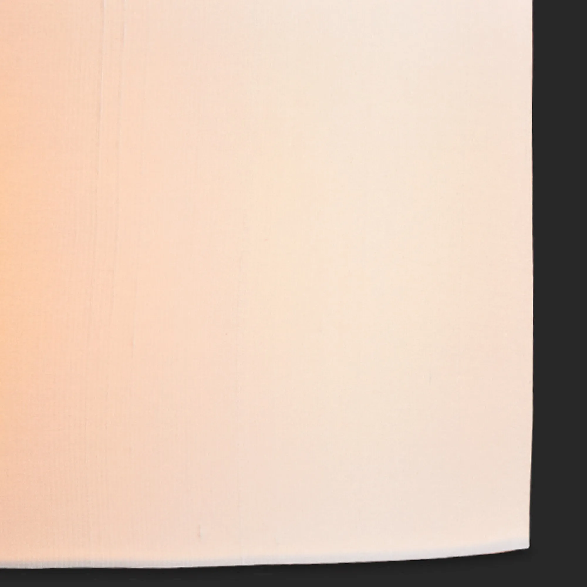 25cm drum shade in alabaster dupion silk