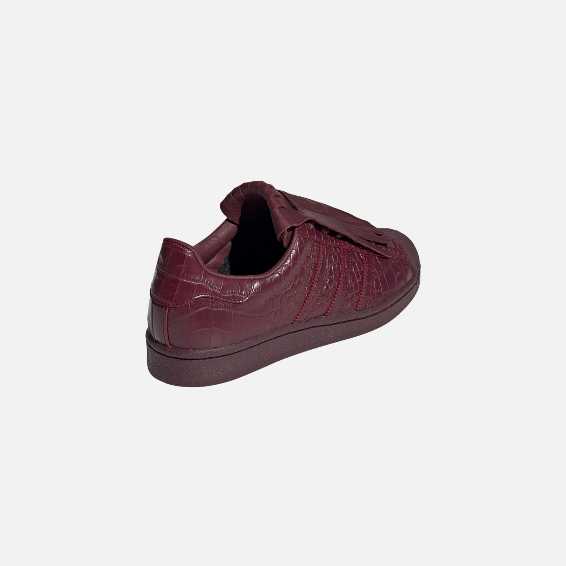 Adidas Originals | SUPERSTAR FRINGE BURGUNDY