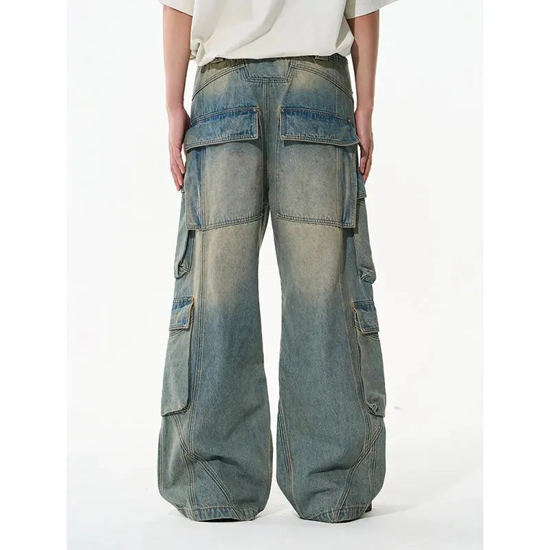 American Cargo Oversized Baggy Wide Leg Pants