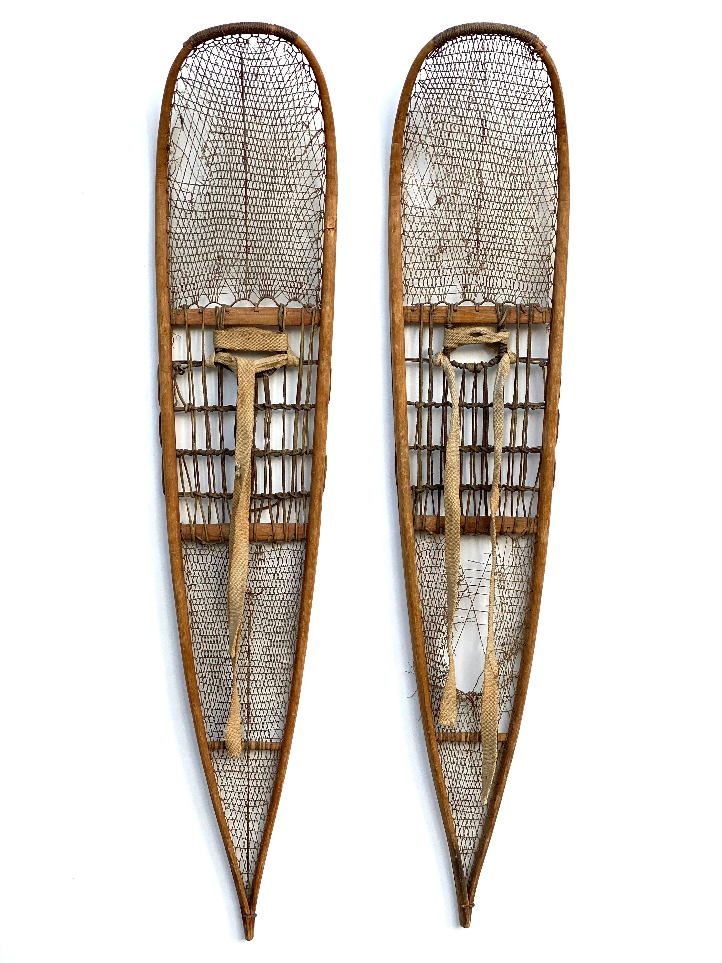 Antique Athapasca / Athabaskan Native First Nation Indian Snowshoes