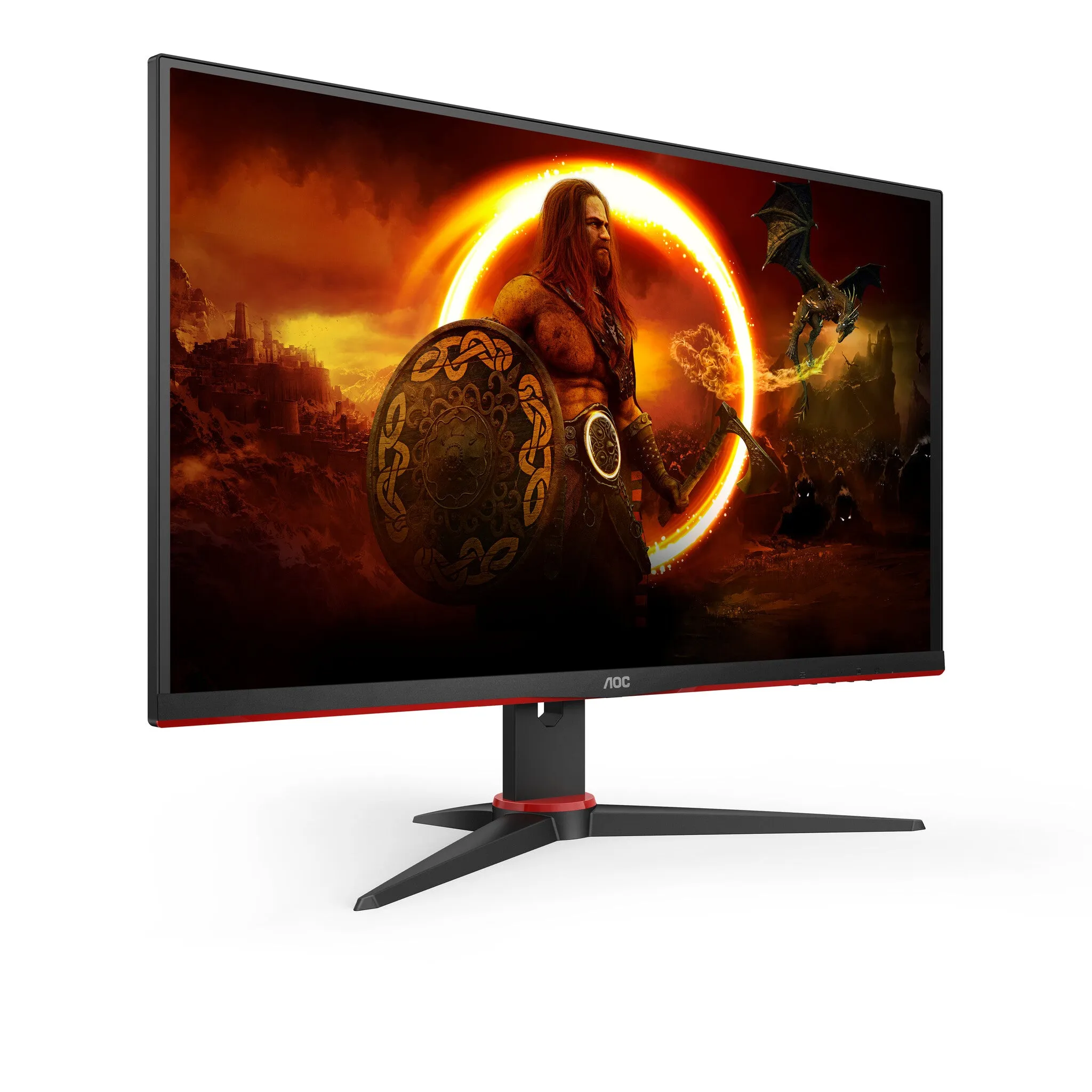 AOC 27G2SAE/BK computer monitor 68.6 cm (27") 1920 x 1080 pixels Full HD LED Black, Red