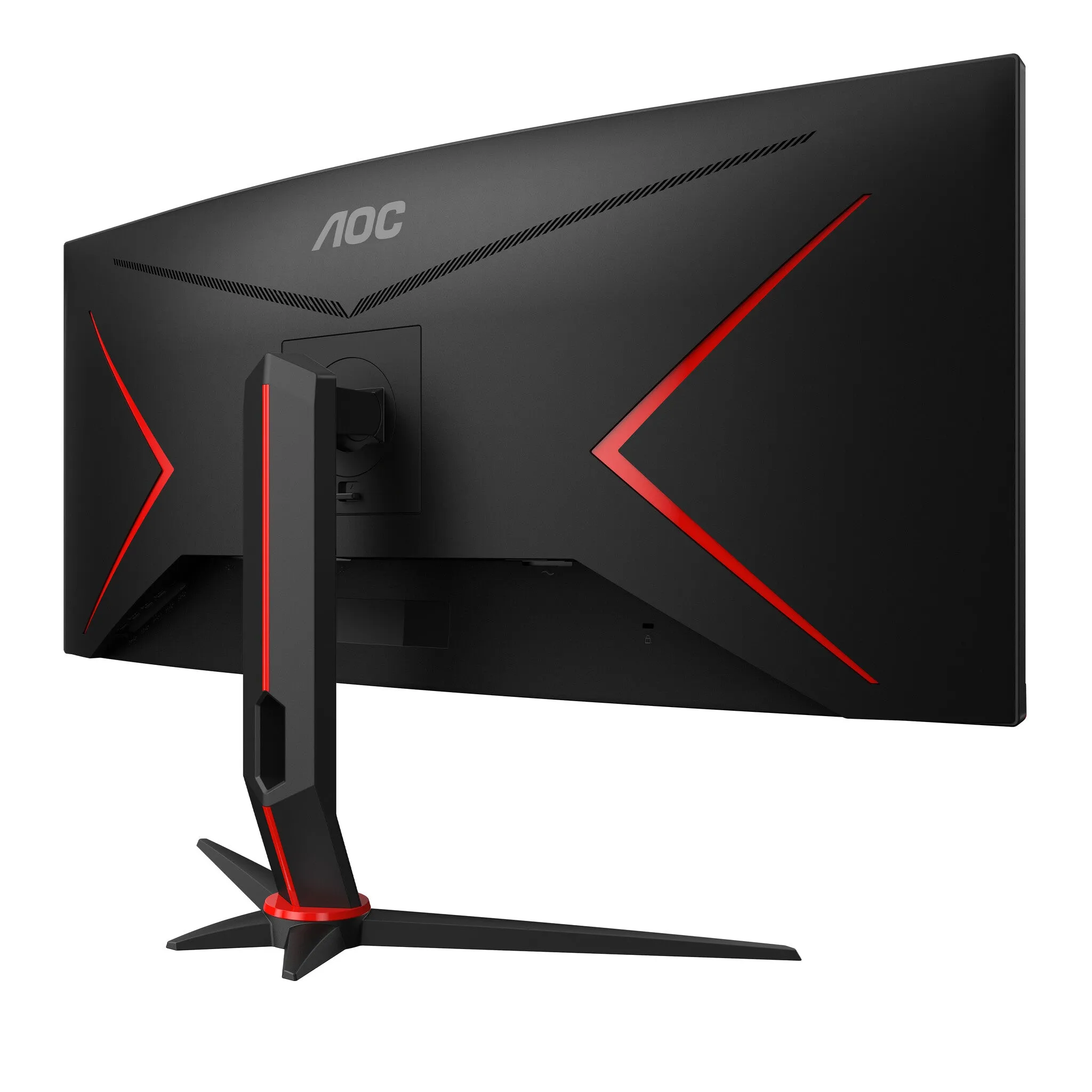 AOC G2 CU34G2/BK LED display 86.4 cm (34") 3440 x 1440 pixels Quad HD Black, Red