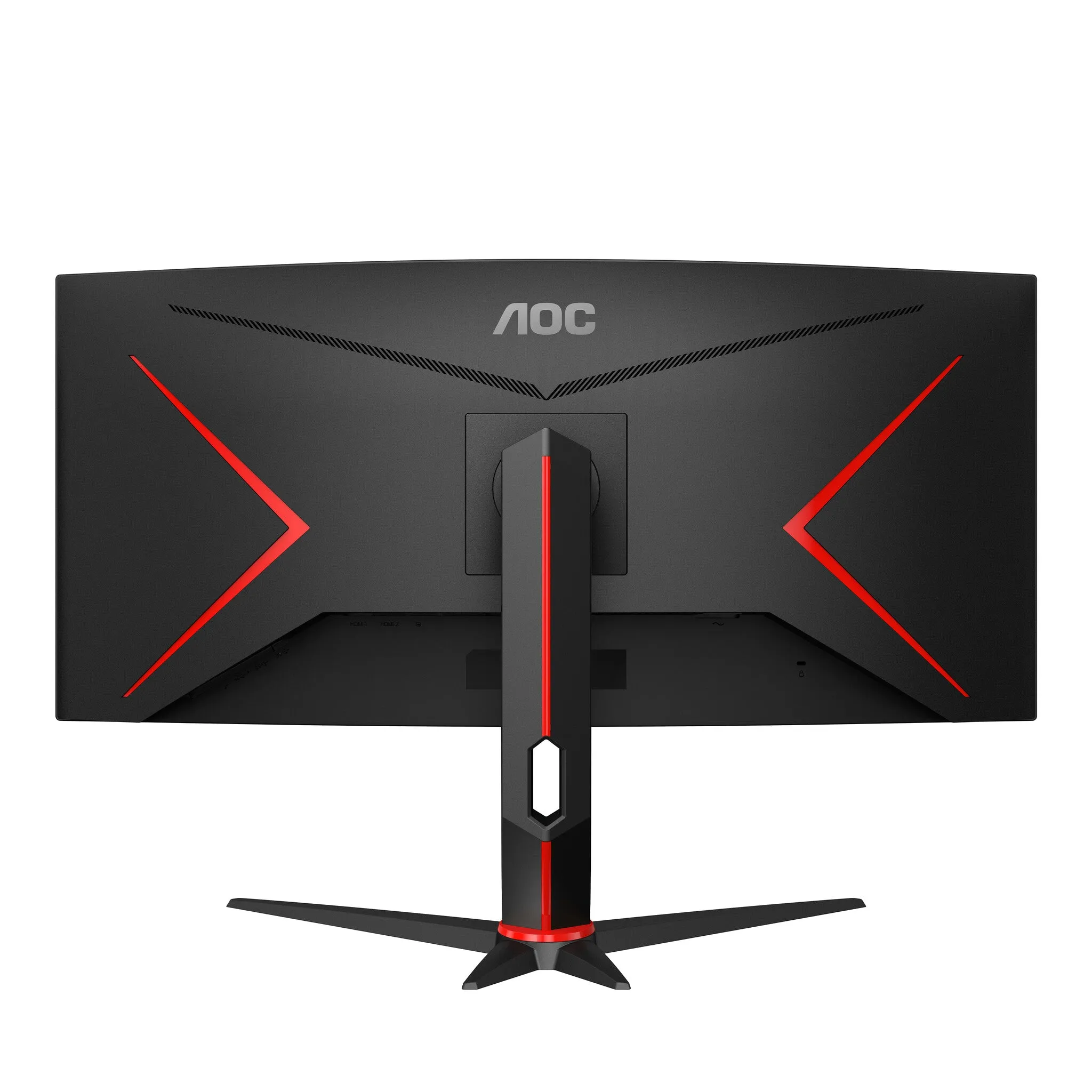 AOC G2 CU34G2/BK LED display 86.4 cm (34") 3440 x 1440 pixels Quad HD Black, Red