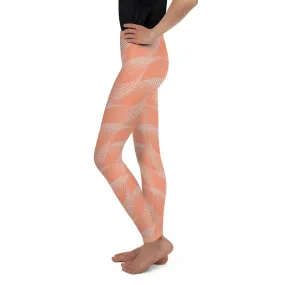 Apricot Wave Youth Leggings