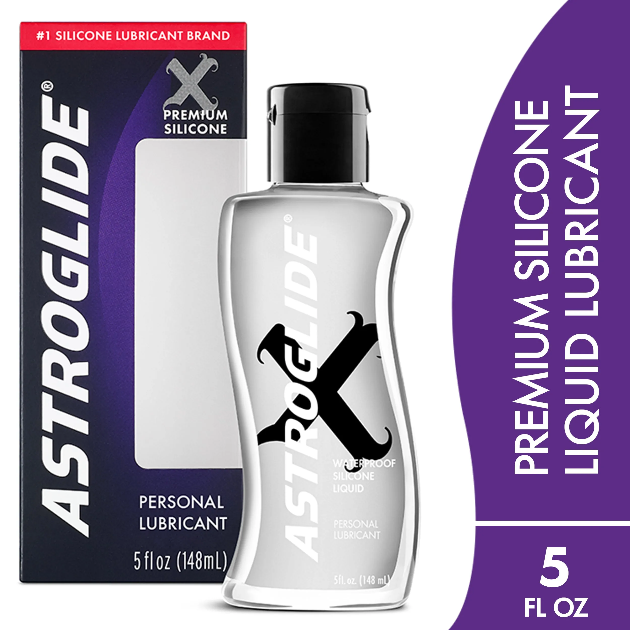 Astroglide X Liquid, Premium Silicone Personal Lubricant, Waterproof Lube, Anal Safe, 5oz - Walmart.com