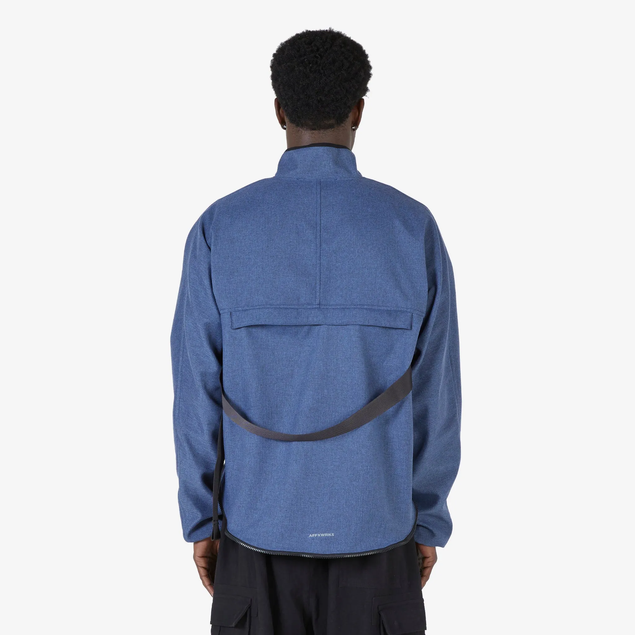 Bag Jacket Peppered Blue