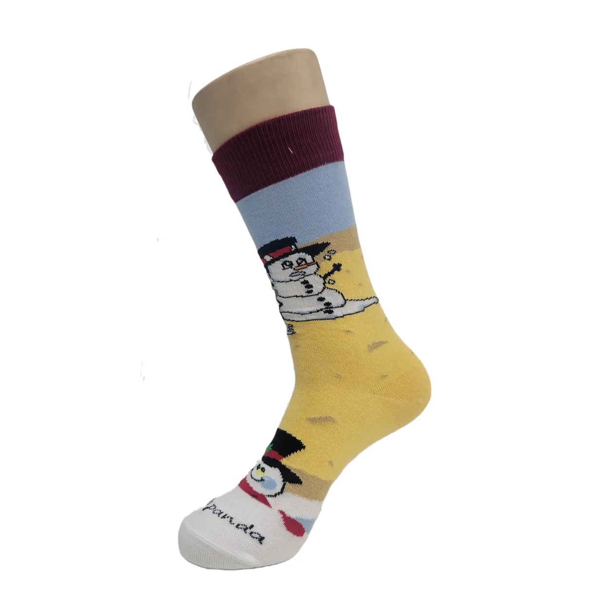 Beach Snowmen Socks from the Sock Panda (Adult Medium - Women's Shoe Sizes 5-10)