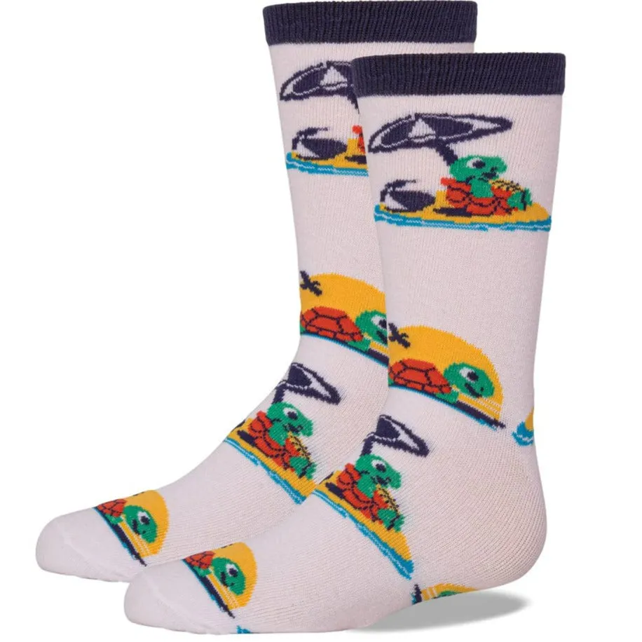 Beach Turtle Crew Socks