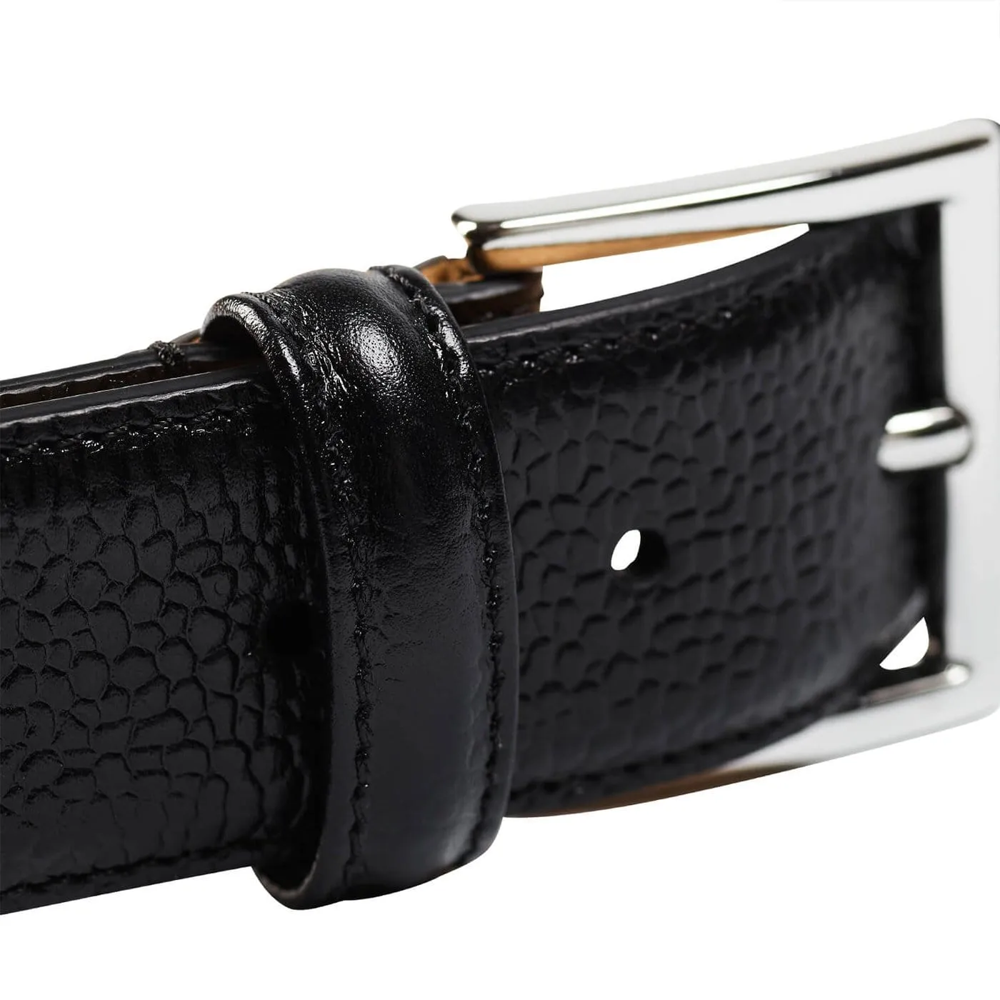 Belt Black Scotch Grain