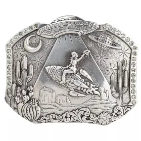 Blazin Roxx Women's Silver Cosmic Space Belt Buckle