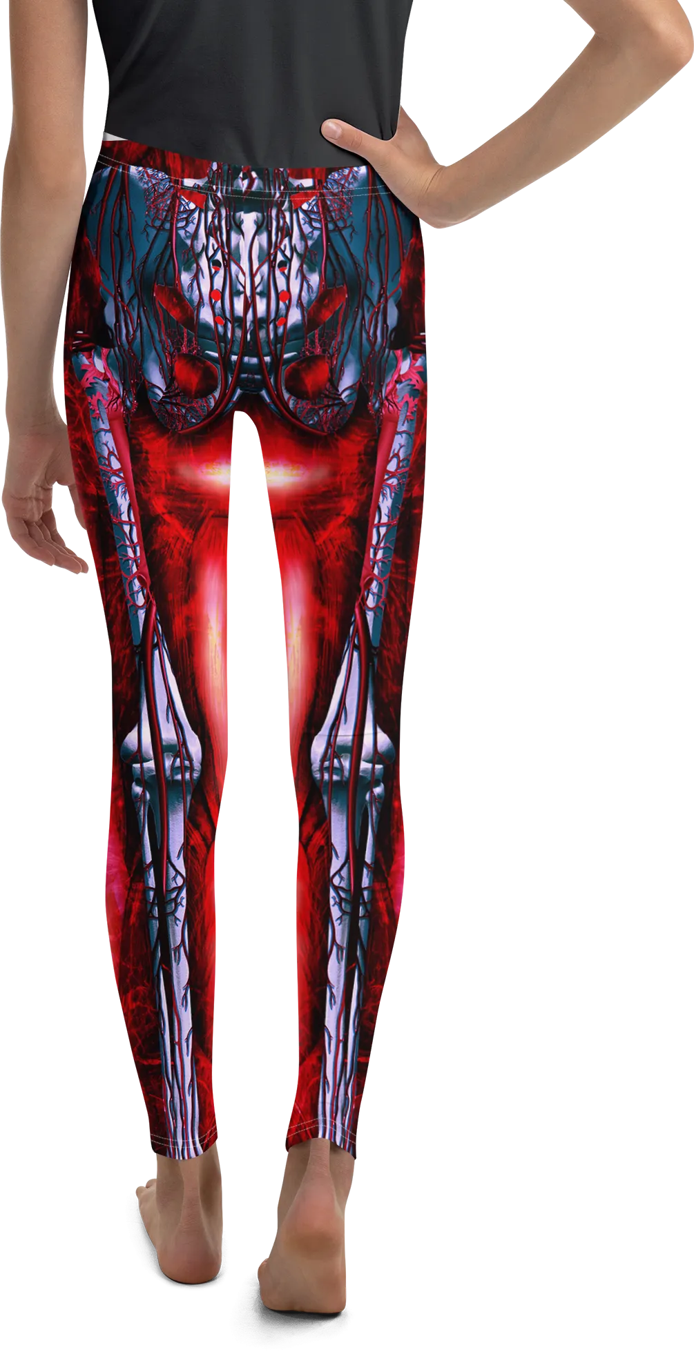 Blooded Muscles Horror Youth Leggings