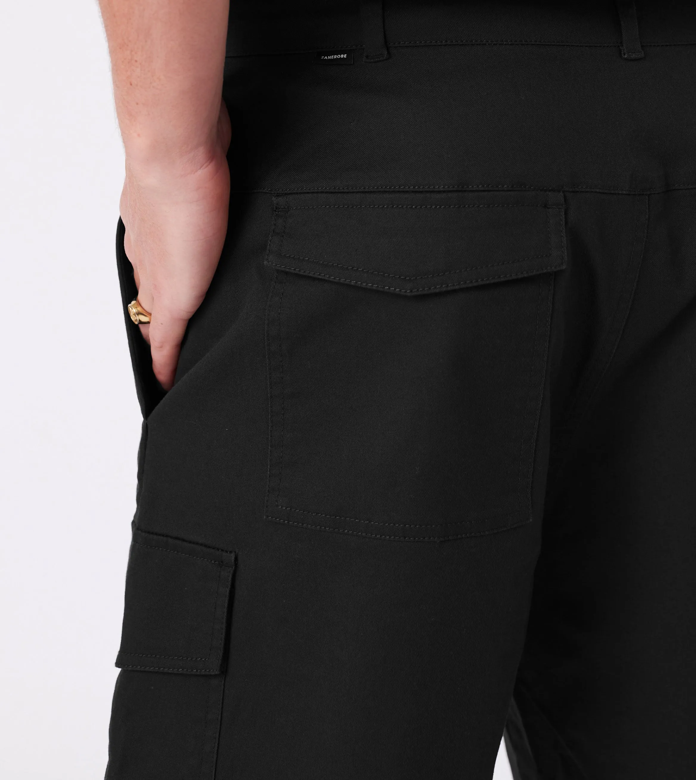 Box    Cargo Short Black