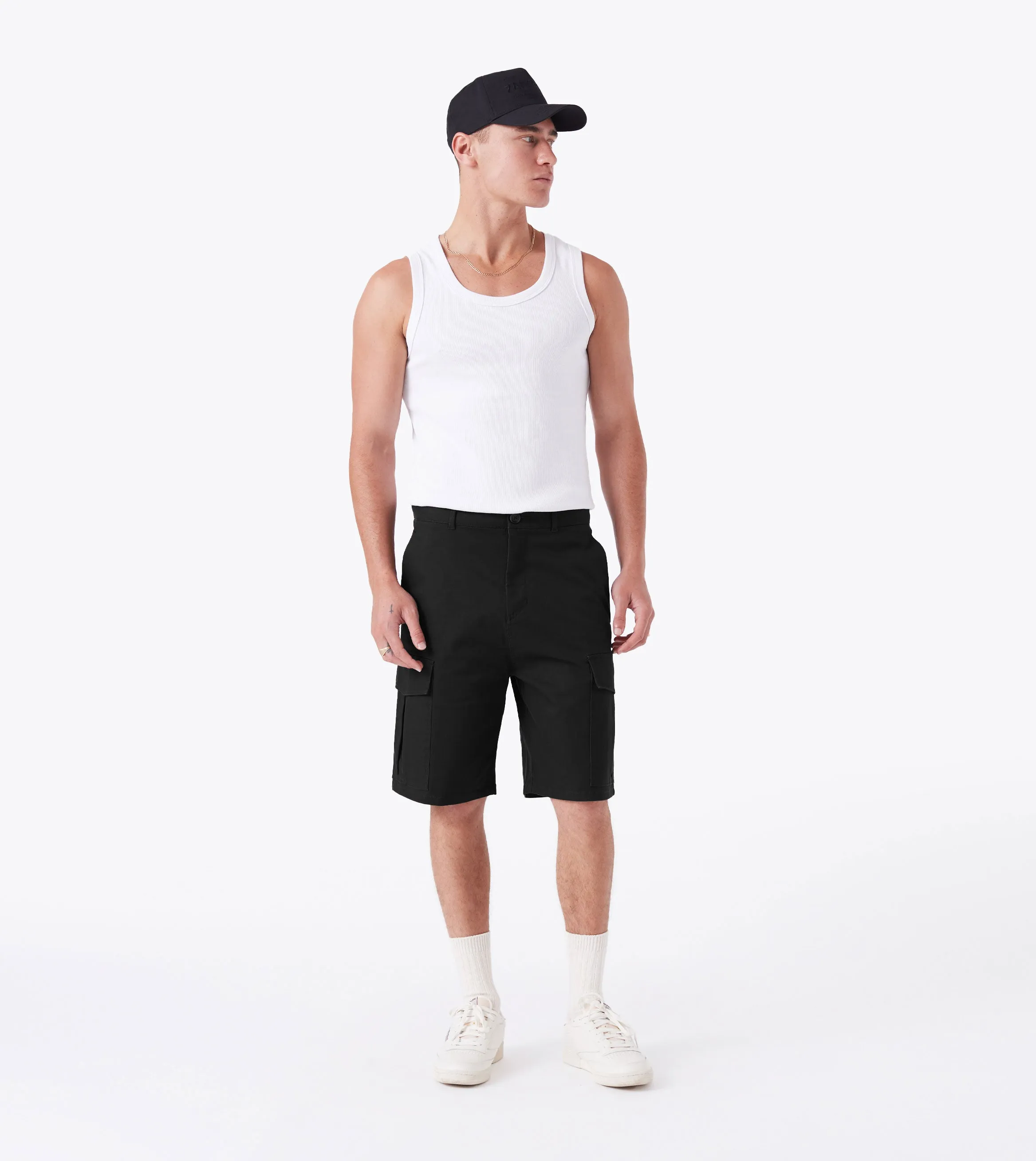 Box    Cargo Short Black