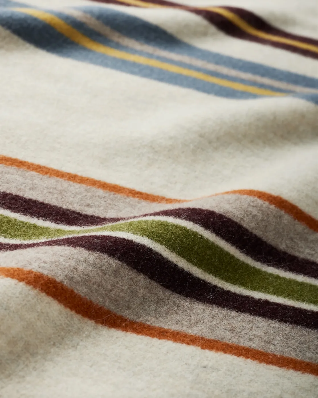 Bridger Stripe Throw<br>Ivory Mix