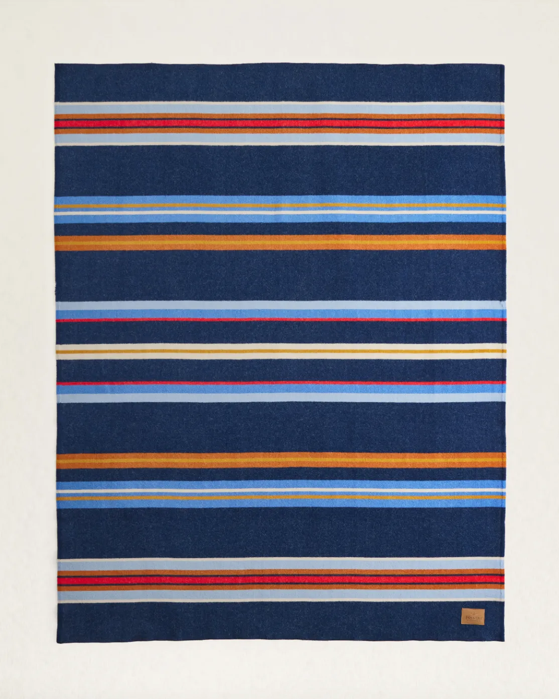 Bridger Stripe Throw<br>Navy