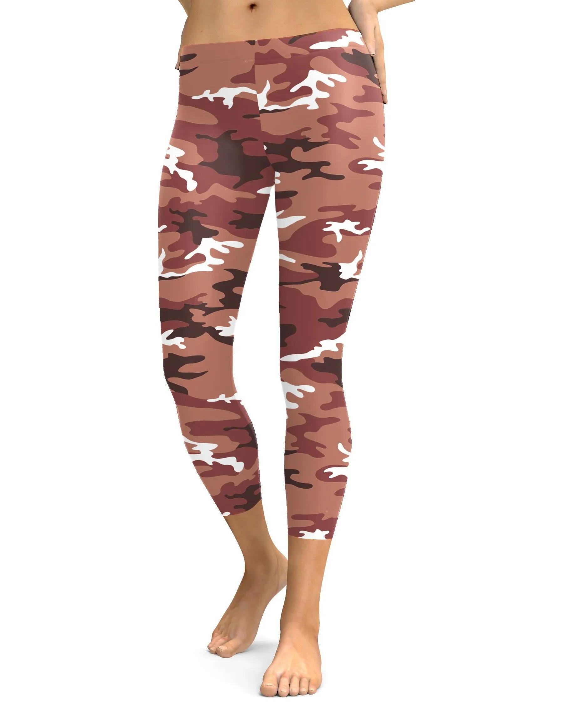 Brown Camo Capris