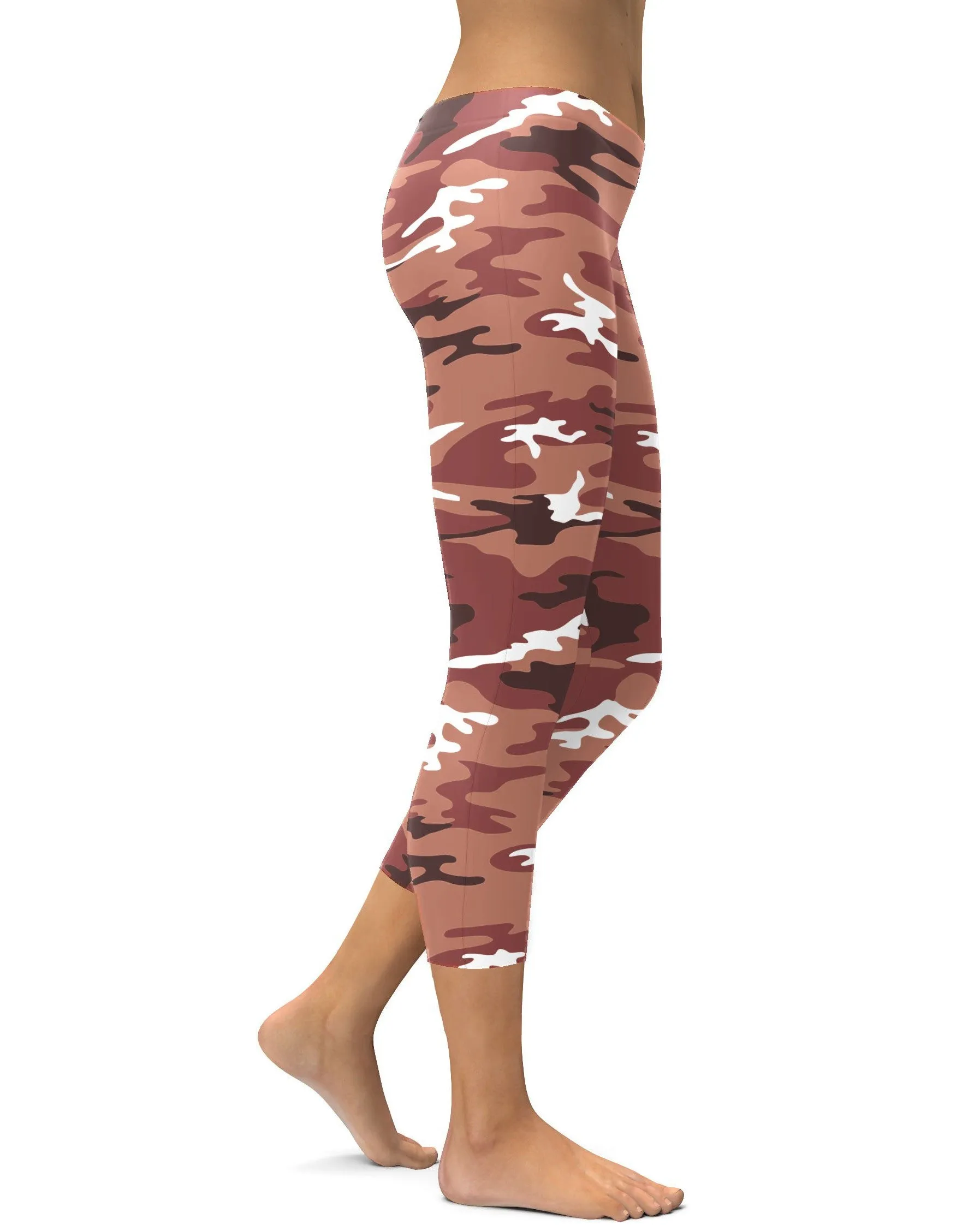 Brown Camo Capris