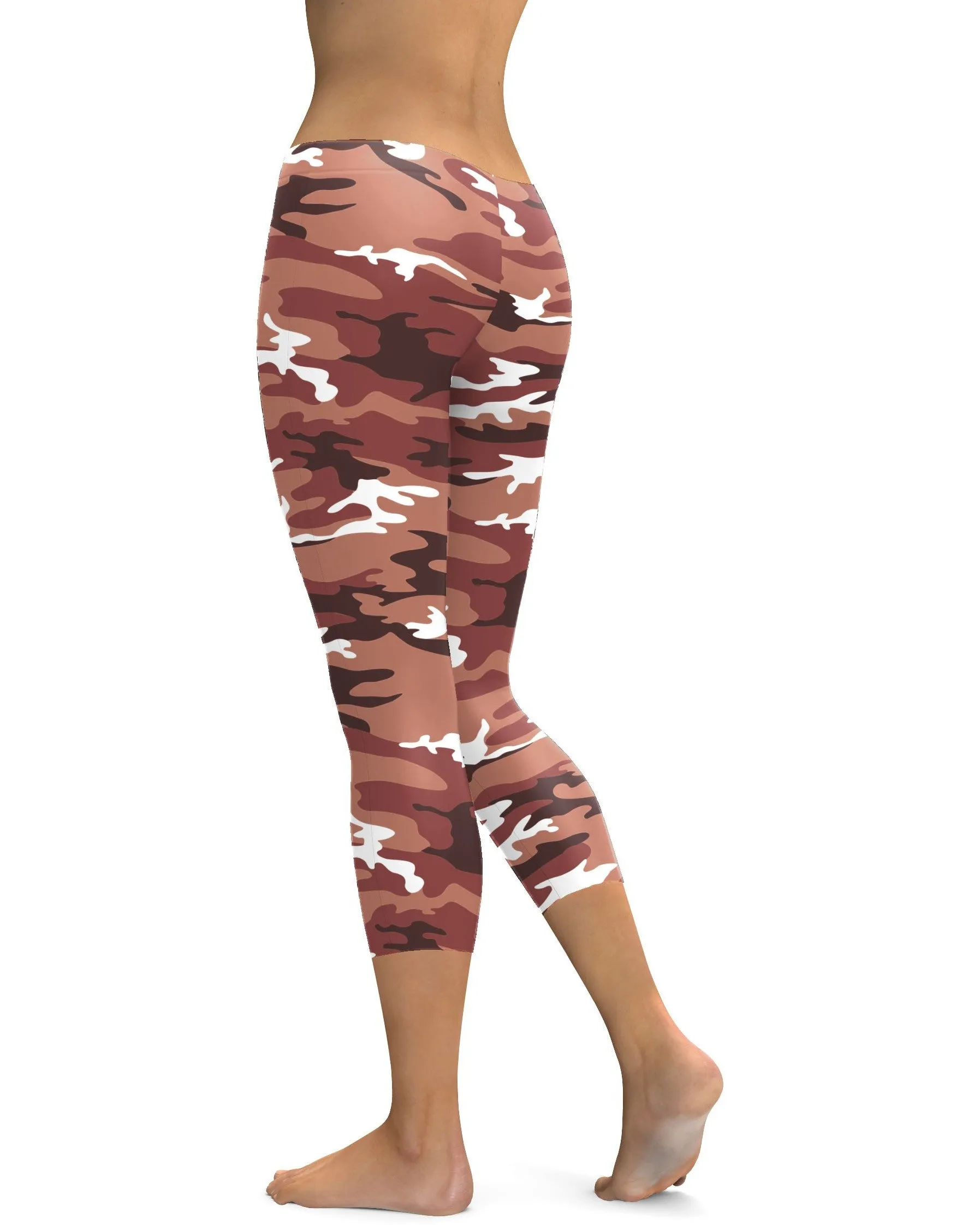 Brown Camo Capris