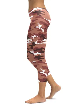 Brown Camo Capris