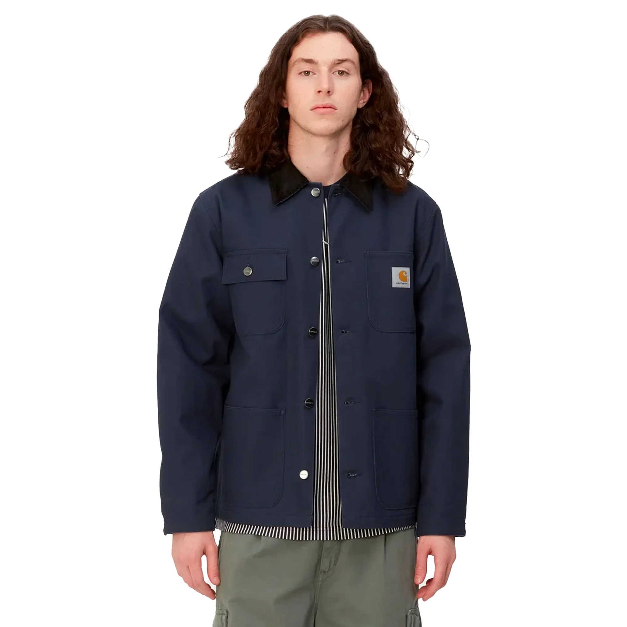 Carhartt WIP Michigan Coat Blue/Black Rigid