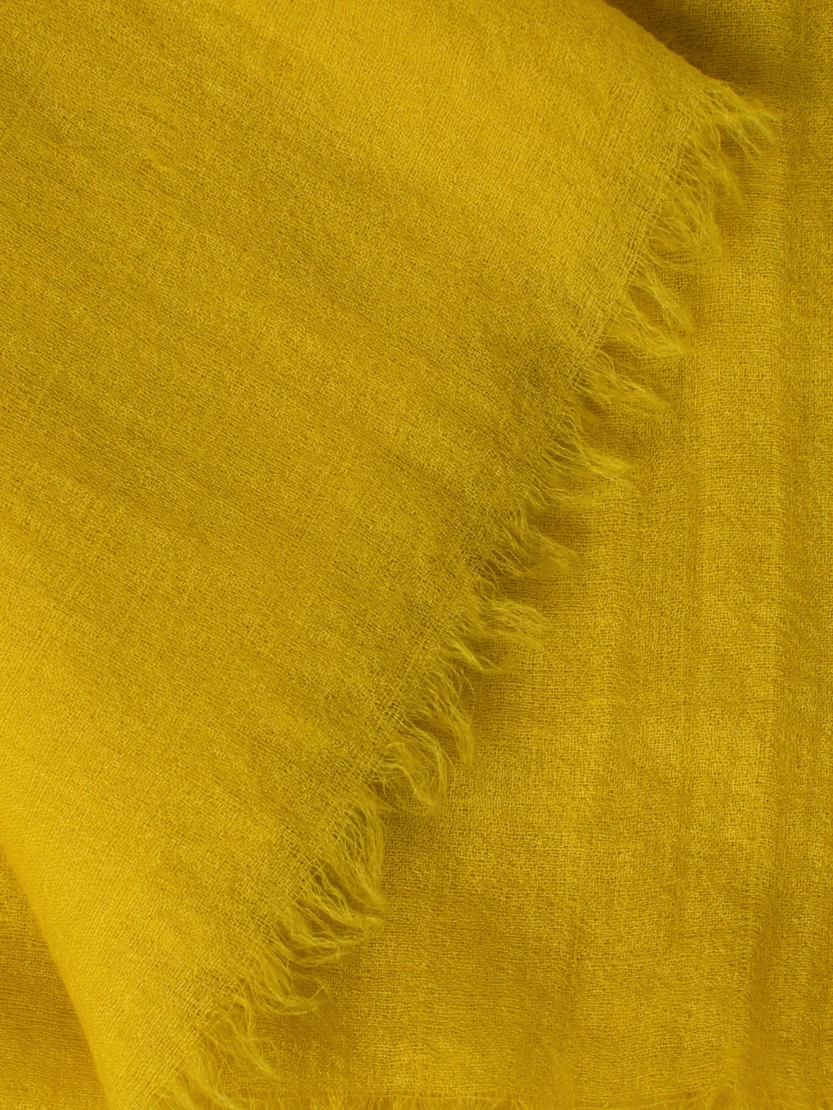 Cashmere Silk Scarf With Fringe