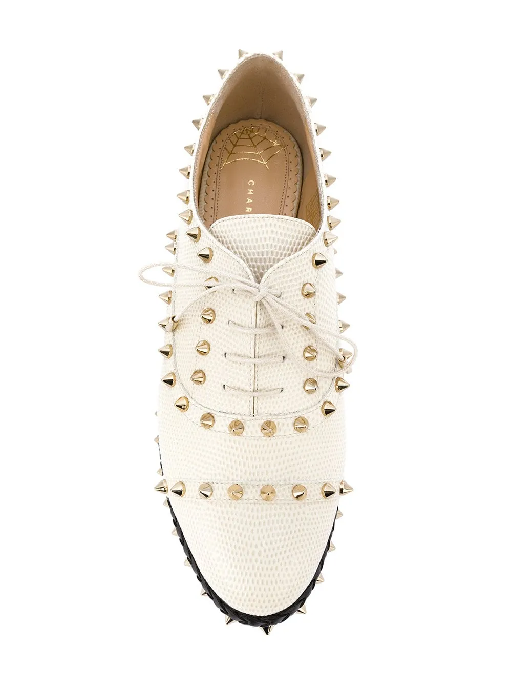 Charlotte Olympia Studded platform shoes