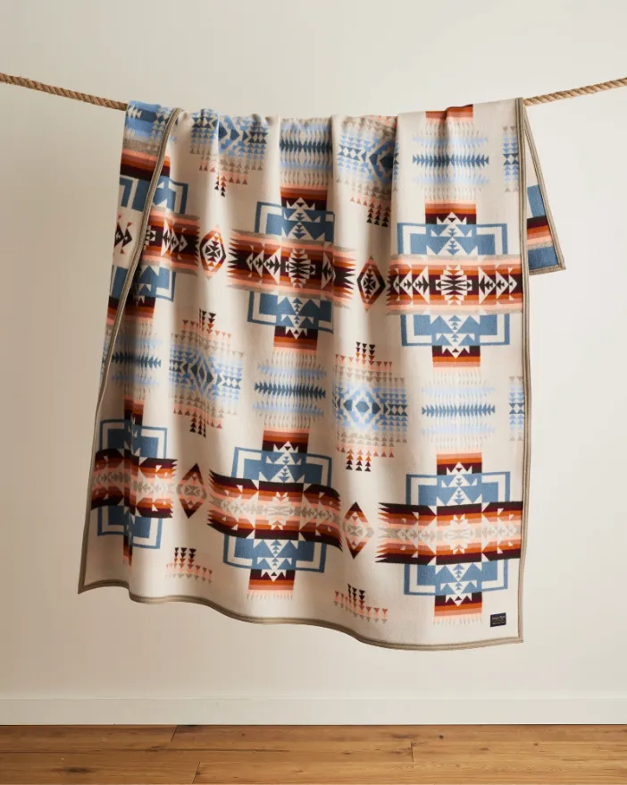 Chief Joseph Jacquard Blanket<br>Chief Joseph Rosewood