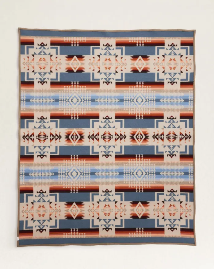 Chief Joseph Jacquard Blanket<br>Chief Joseph Rosewood