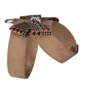 Chocolate Glen Houndstooth Nouveau Bow Tinkie Harness