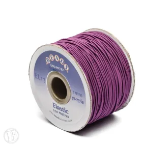 Coloured Elastic Purple Elastic 1mm-Pack of 100m