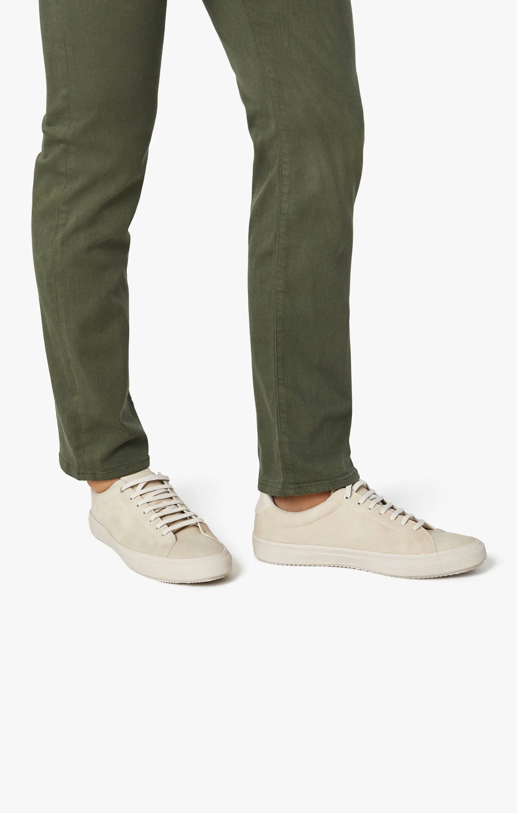 Courage Straight Leg Pants In Military Green Comfort