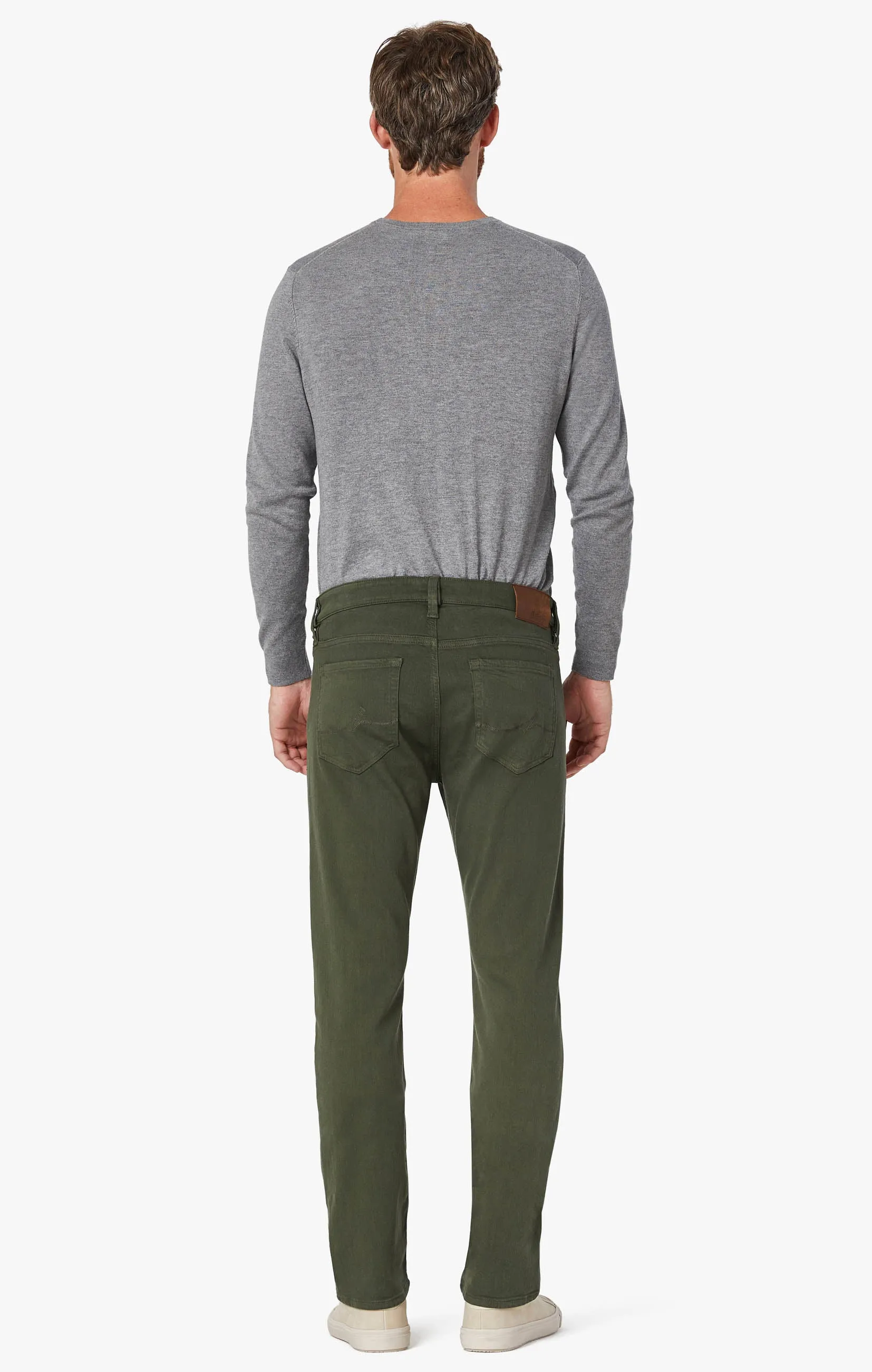 Courage Straight Leg Pants In Military Green Comfort