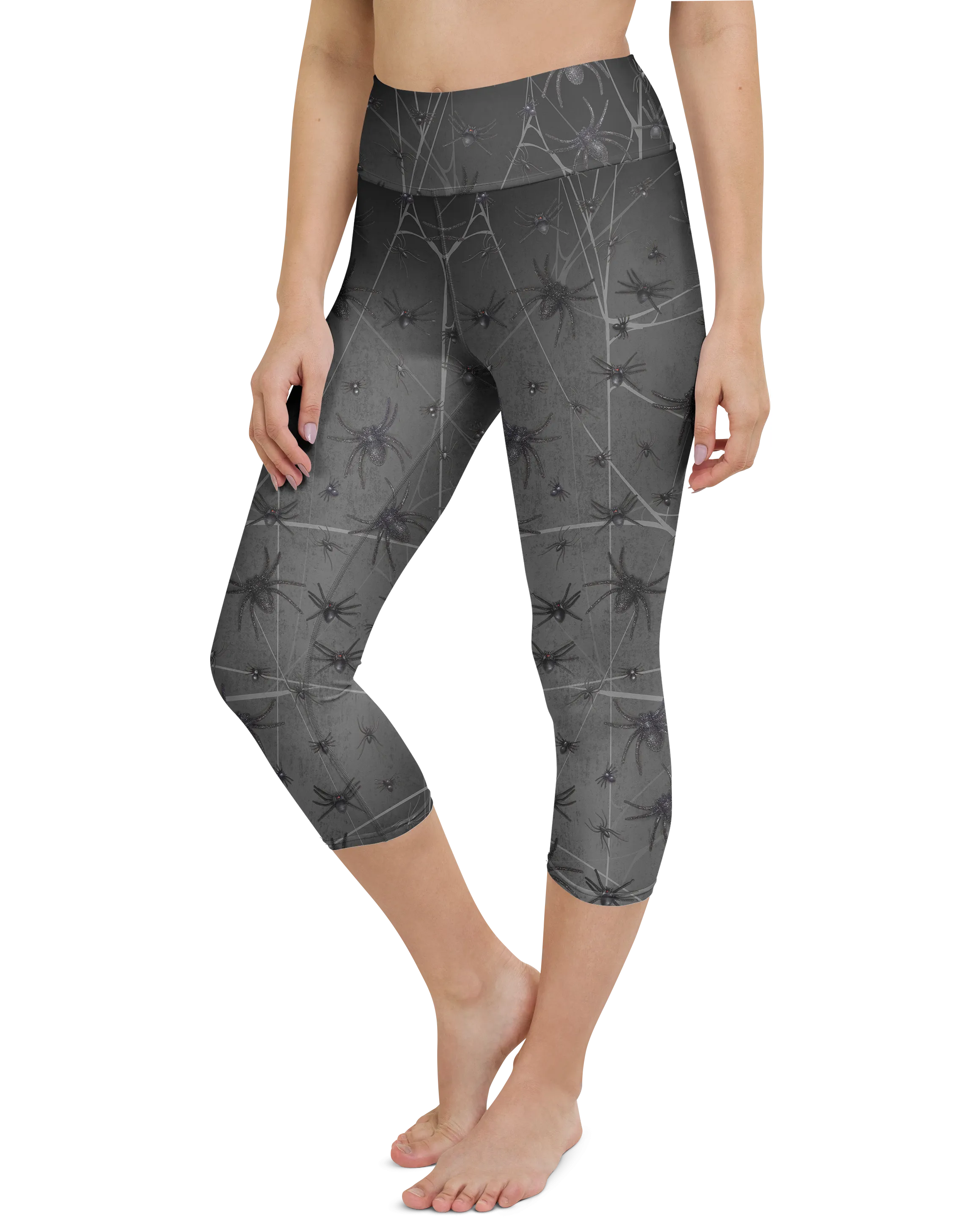 Crawling Spiders Yoga Capris