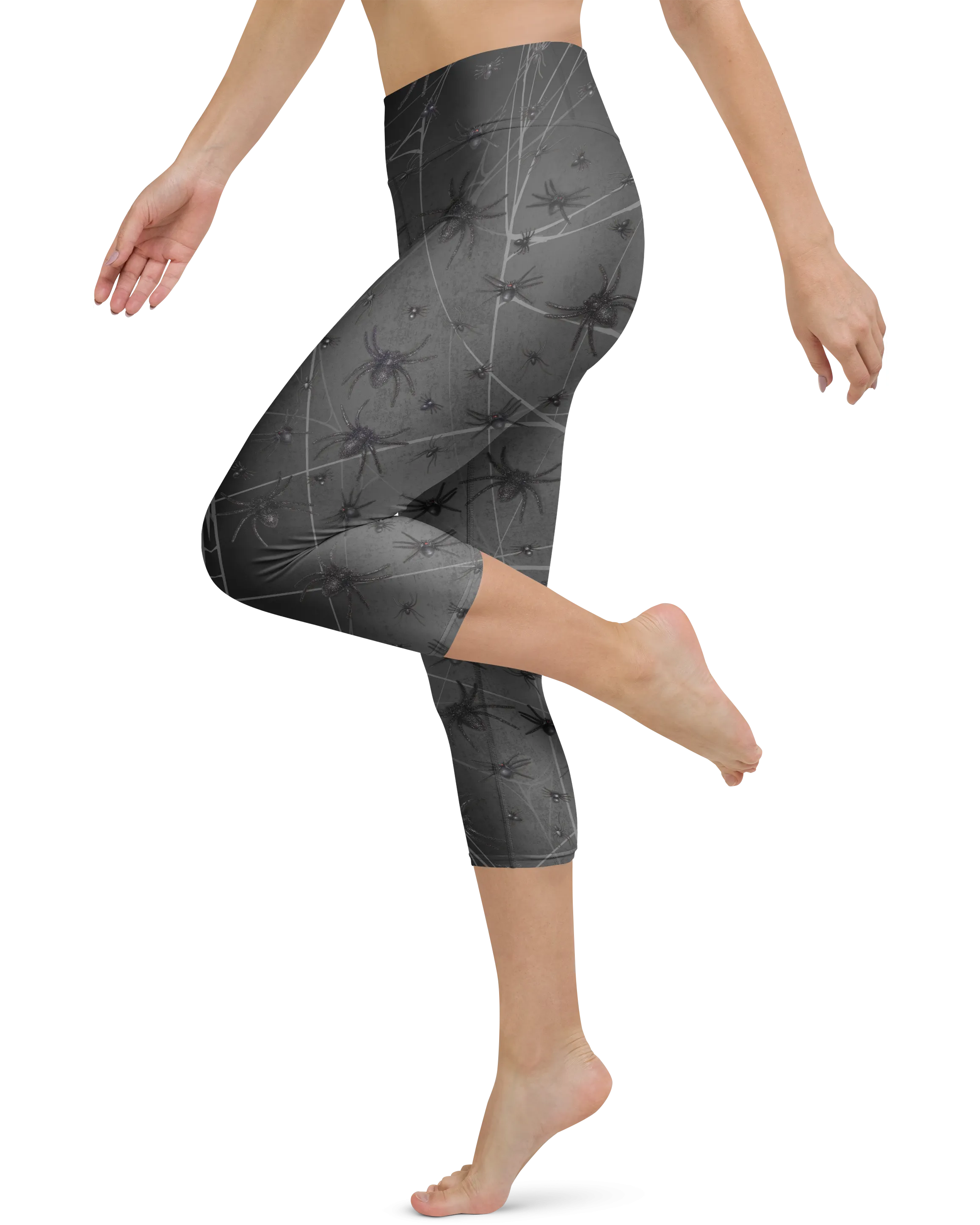 Crawling Spiders Yoga Capris