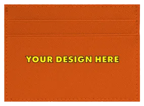 Create Your Own - Leather Wallet (Orange)