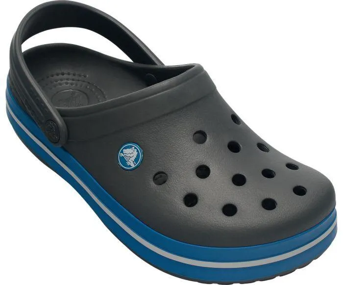 Crocband Charcoal/Ocean Unisex Clog-11016-07w