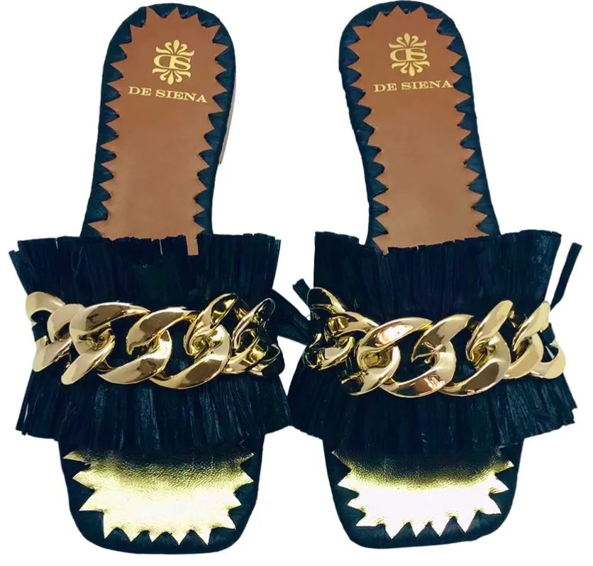 DONATA BLACK FLATS