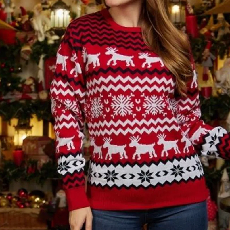 DressBetty - Couple Matching Sweaters Christmas Family Couples Jumpers Warm Thick Casual