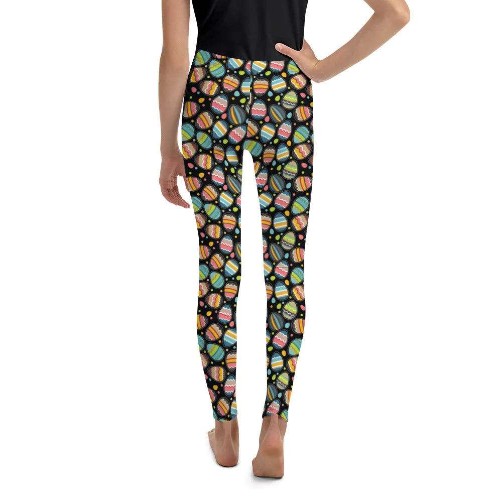 Easter Eggs Youth Leggings