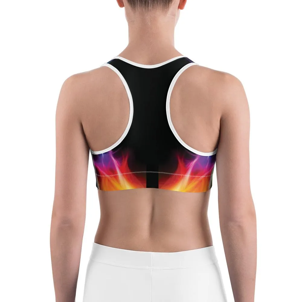 EDM Particle Wave Sports Bra