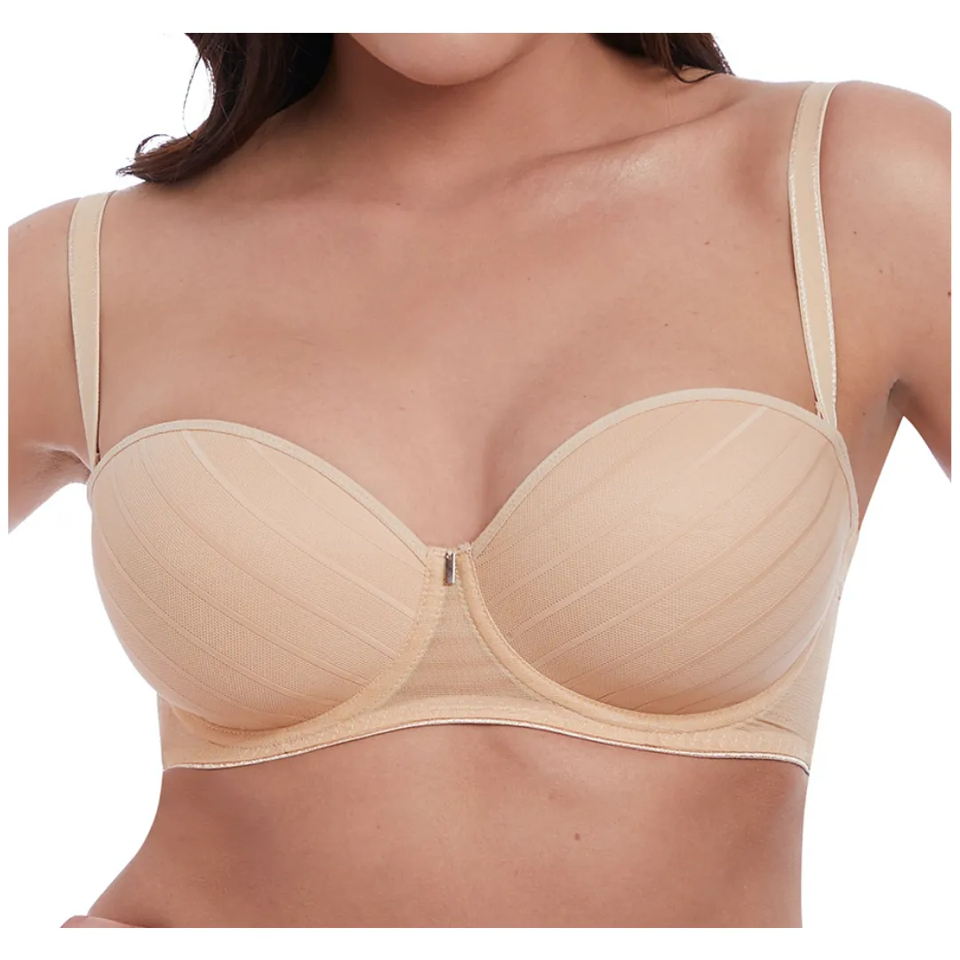 Freya Cameo Deco Strapless Moulded Bra