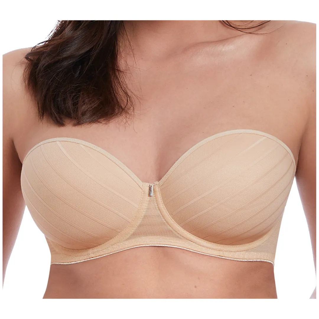 Freya Cameo Deco Strapless Moulded Bra