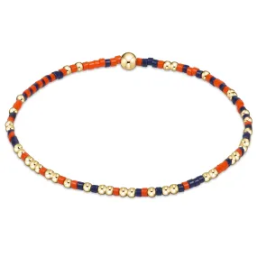 Gameday Hope Unwritten Bracelet - Bright Orange-Navy