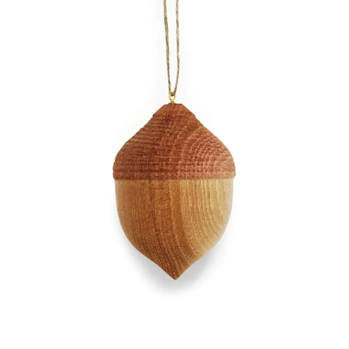 Historic Wood Acorn Ornament