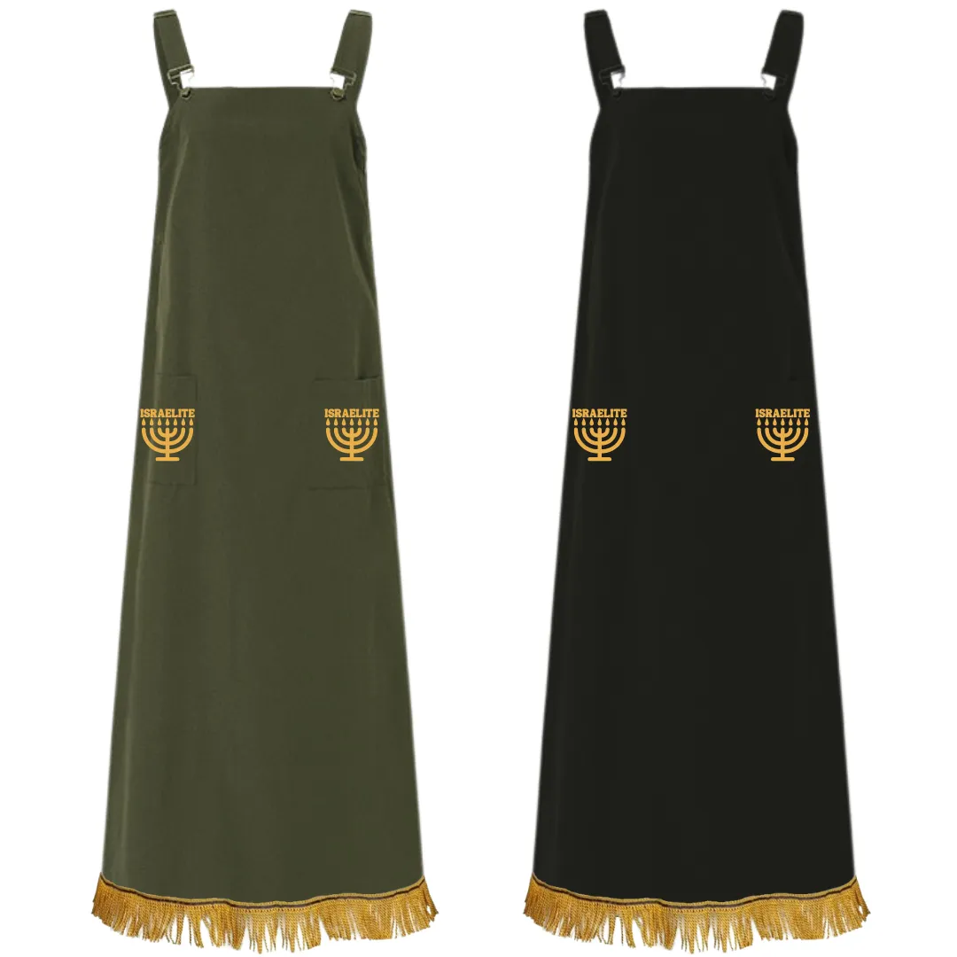 ISRAELITE Menorah Pinafore Maxi Dress