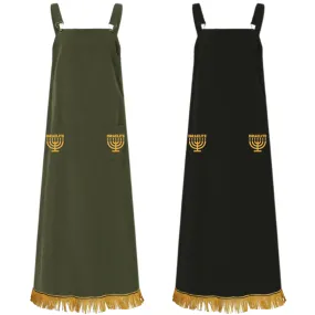 ISRAELITE Menorah Pinafore Maxi Dress