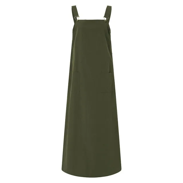 ISRAELITE Menorah Pinafore Maxi Dress