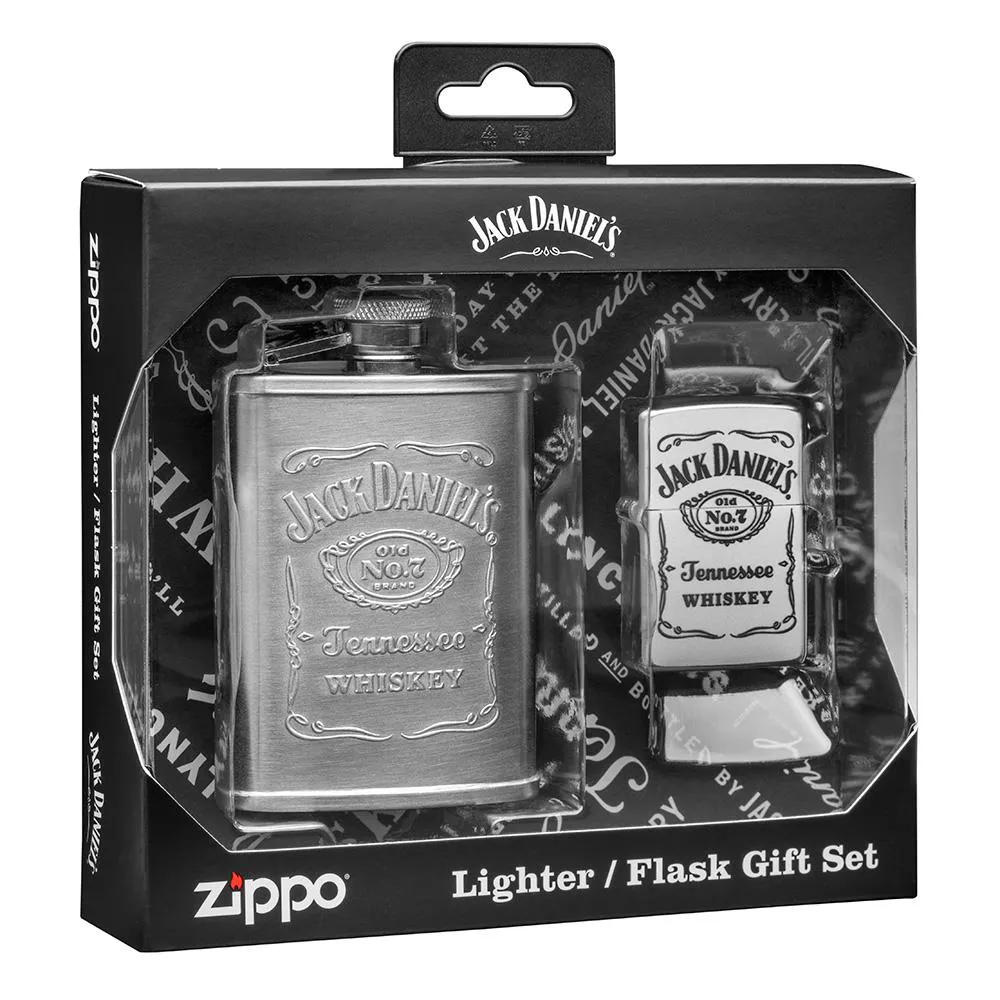 Jack Daniel's® Flask & Lighter Gift Set